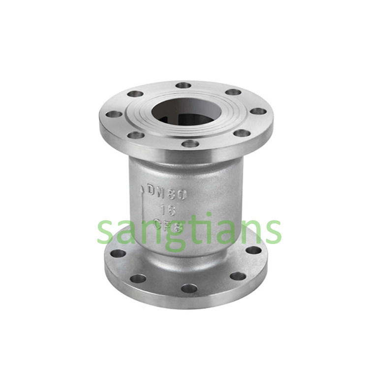 Buy CF8 DN80 stainless steel lift silent check valve with flange ends at wholesale prices