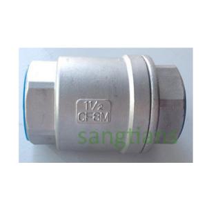 1-1/2 inch Stainless steel 316 screw ends vertical non-reture check valve