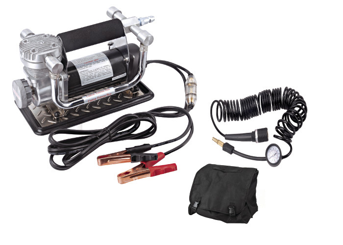 China Portable Fast Inflation Powerful Chrome 12V Car Air Compressor Kit For Tire on sale