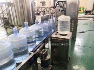 Quality SUS304 600BPH Automatic 20 Liters 5 Gallon Water Bottling Machine With Decapper for sale