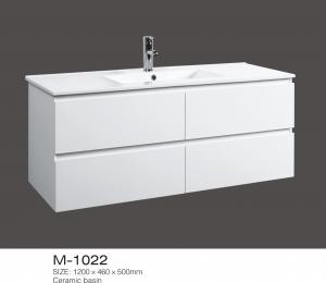 Quality Contemporary Tall 47 Inch Bathroom Vanity  And Basin One Piece Ceramic Cabinet Available for sale