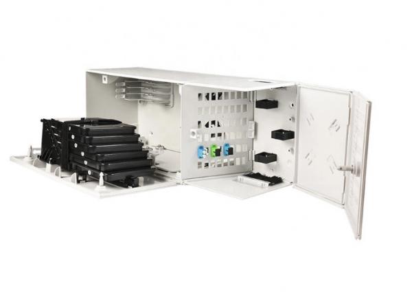 Buy Mulit - Function Fiber Distribution Cabinet Fiber 48 Core Wall Mount Optic Hub Box at wholesale prices