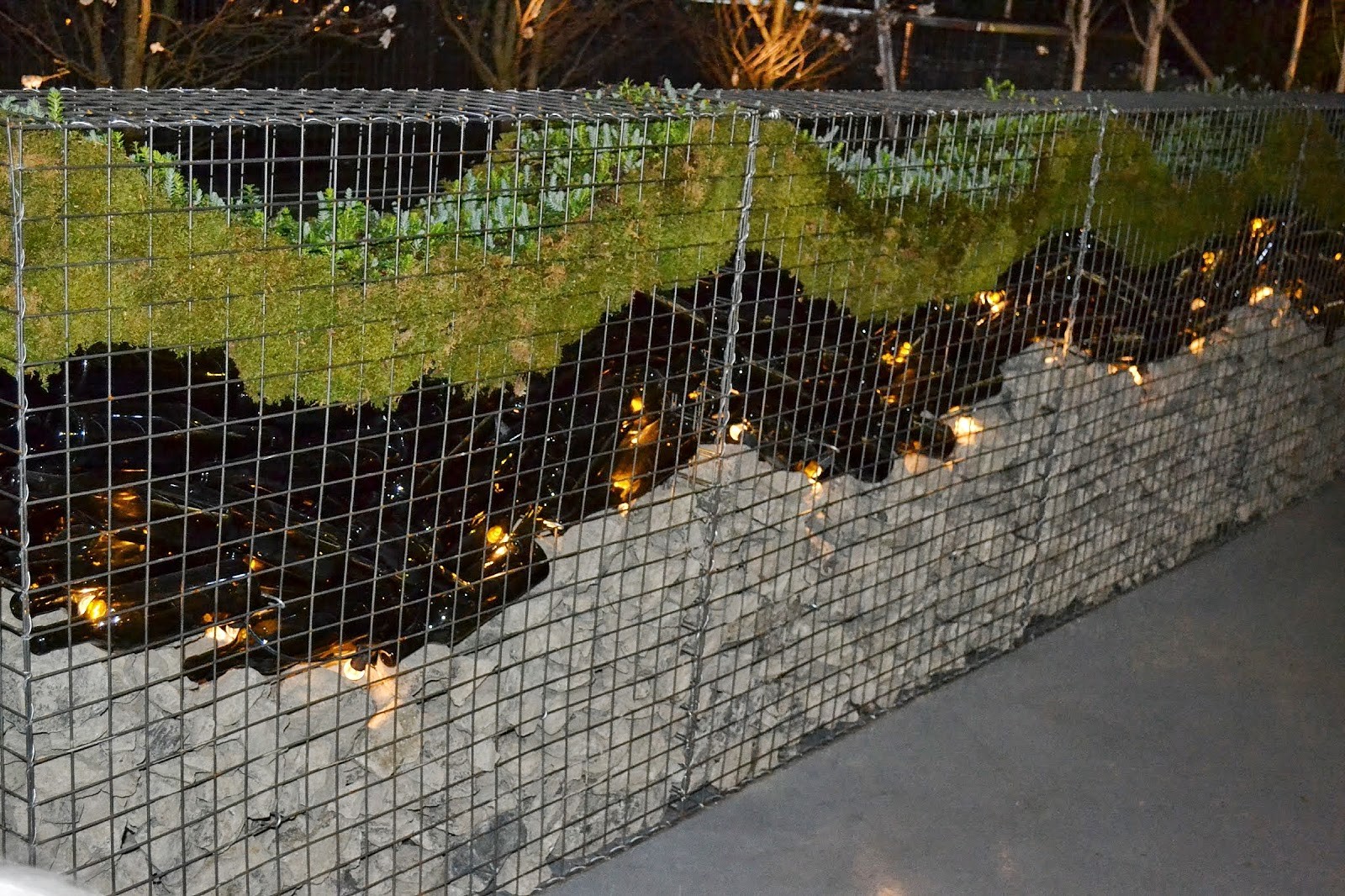 Quality Decorative Gabions Baskets for Gardens, Green Gabion Fences Wall for Landscape for sale