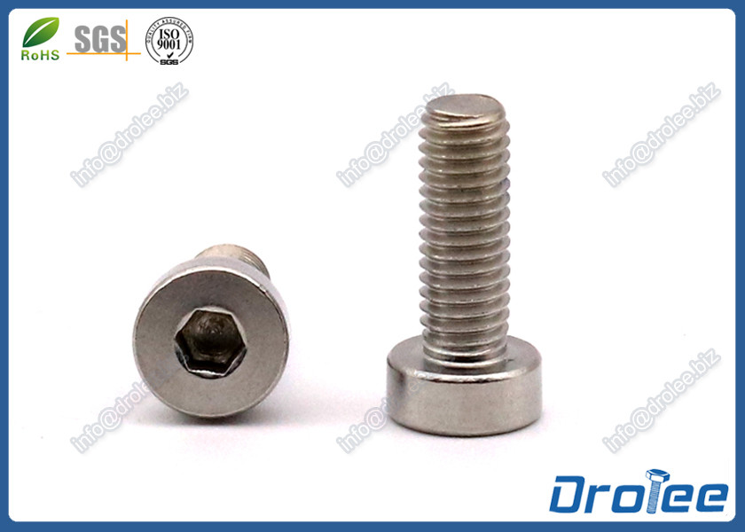 Quality ANSI Standard 18-8 Stainless Steel Low Profile Socket Head Cap Screws for sale