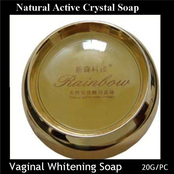 Quality 100% Herbal Whitening&amp;Clean Female Private Natural Active Crystal Soap for sale