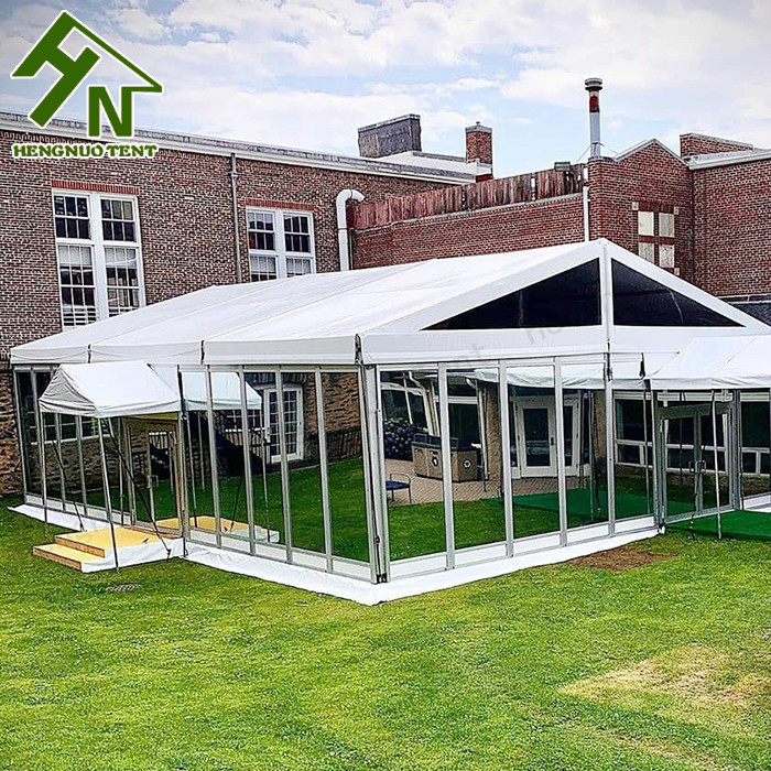 Quality Aluminum Side Wall Watertight Glass Marquee Tent For Outdoor Events Heavy Duty for sale