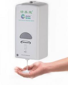 Quality Medical Touchless Hand Sanitizer Dispenser Wall Mount 800 - 1000ML Capacity White Color for sale