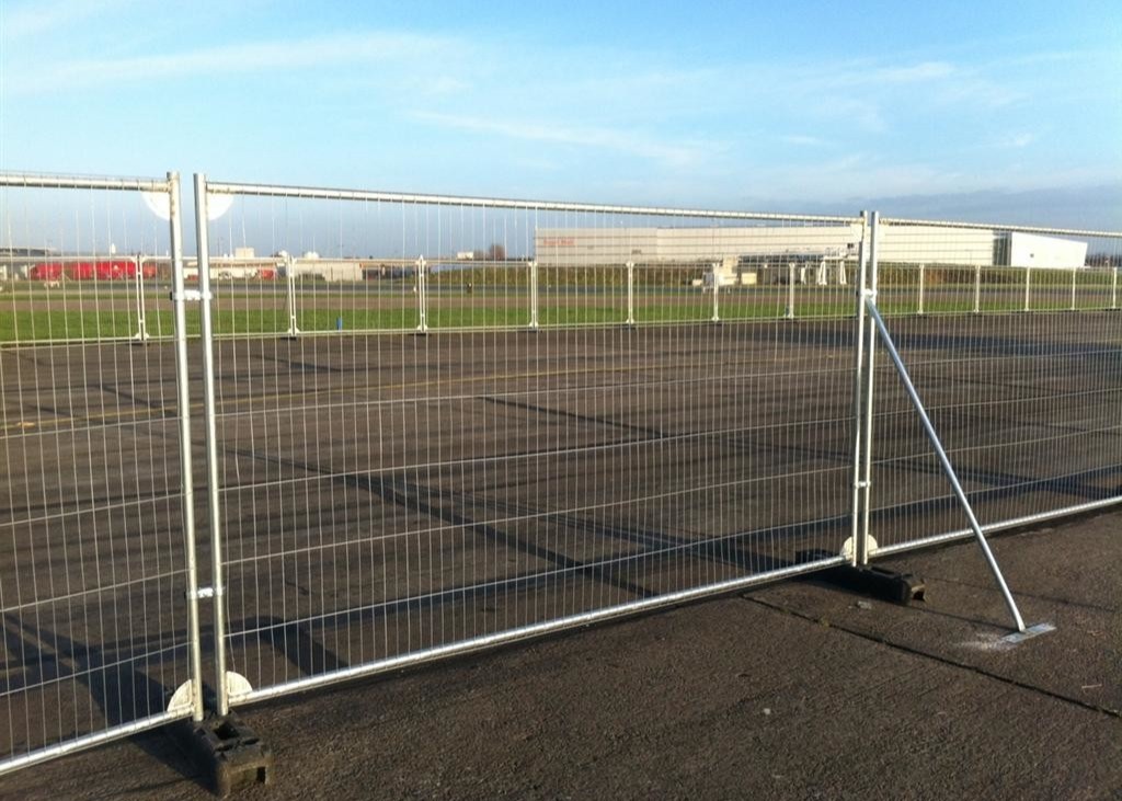 Quality 3.5m Heras Style Temporary Steel Fencing Galvanized for sale