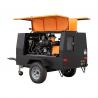 Buy cheap Four Wheels Screw Type Air Compressor 8m3 / Min For Providing Shotcrete Power from wholesalers