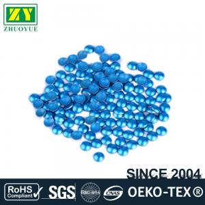 Quality Dresses Blue Dome Studs , Shiny Fixing Press Studs Environmentally Friendly for sale