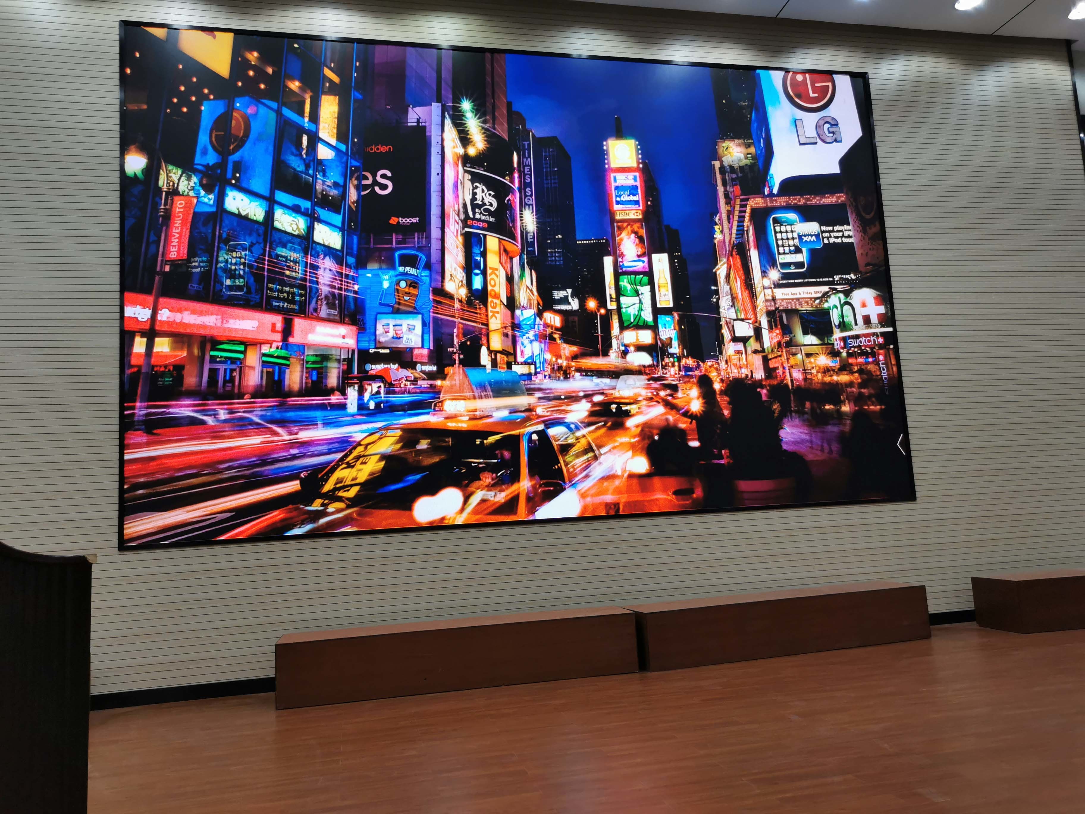Quality 1920hz Indoor Oem Commercial Advertising Led Display Screen Wall Mounted 1g1r1b 14bit for sale