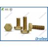 Buy cheap DIN 933 Brass Metric Hex Bolts from wholesalers