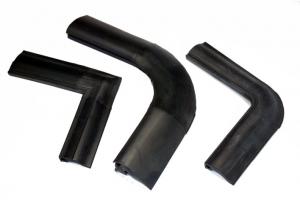 Quality Molded Rail Vehicle Rubber Parts Fire Resistance For Window Corners for sale