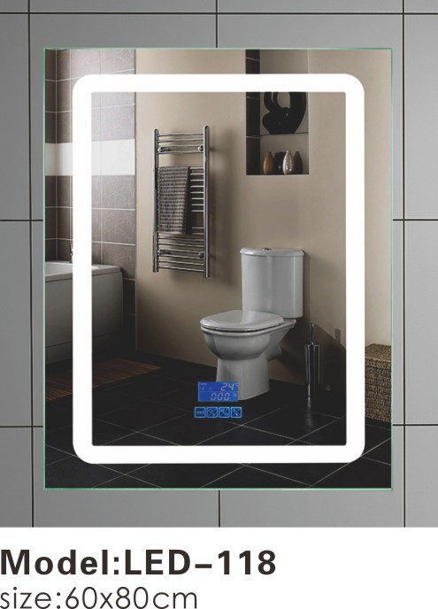 Quality Adjustable 50 X 70 Wall Hung Bathroom Mirror Illuminated Energy Saving 600*800mm for sale