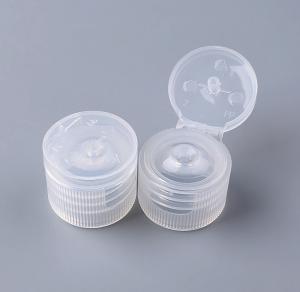 Quality Ribbed Screw Cosmetic Bottle Caps Transparent 20/410 24/410 for sale