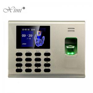 Quality Fast Fingerprint Access Control System , Biometric Time Attendance Machine USB Host for sale