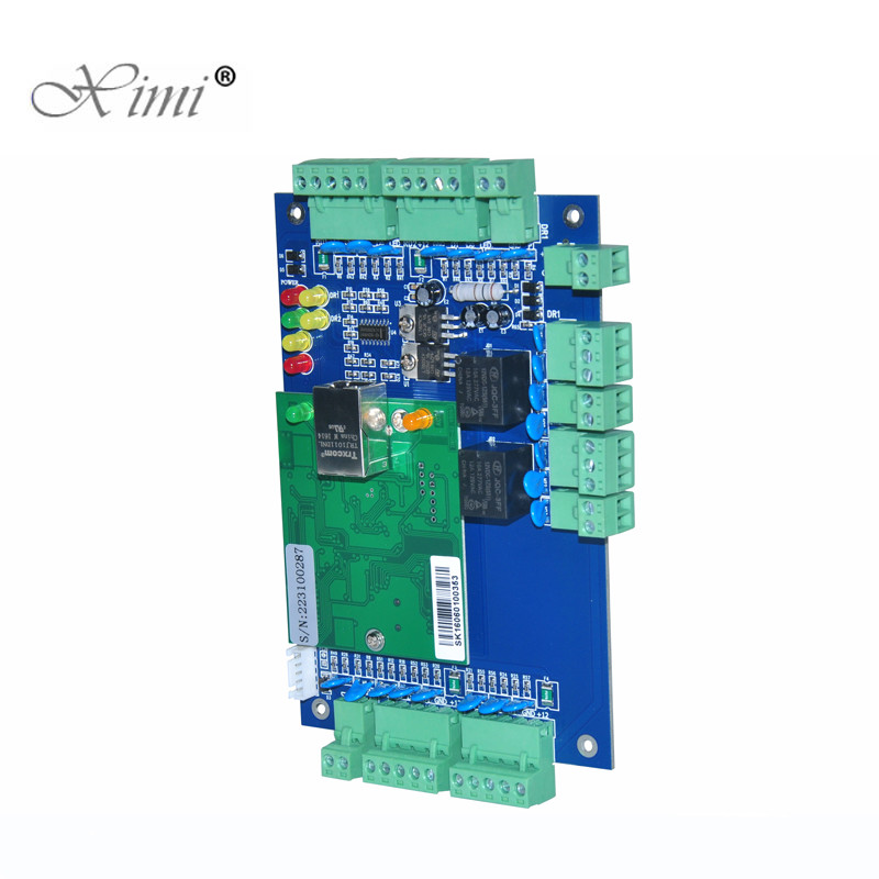 Quality Two Doors Access Control Board TCP / IP RFID Card Access Control System for sale