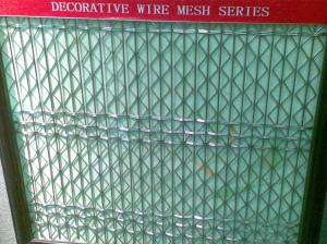 Quality Diamond hole SS316 Flexi-woven Decorative Architectural mesh fabric for facade wall for sale