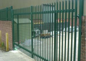 Quality 180cm Double Leaf Sliding Gate , 6m Length Galvanised Security Fencing for sale