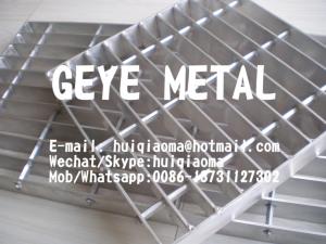 Quality Anodized Aluminium Swage-Locked Rectangular Bar Grating Smooth for Flooring Platforms for sale