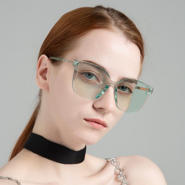 Buy Designer Large Frame Oversized Ladies Square Cat Eye Sunglasses With Diamonds at wholesale prices