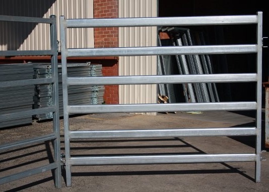 Quality Oval Bars Livestock Lightweight CE Heavy Duty Cattle Panel 1.6x2.1m 1.8x2.1m for sale
