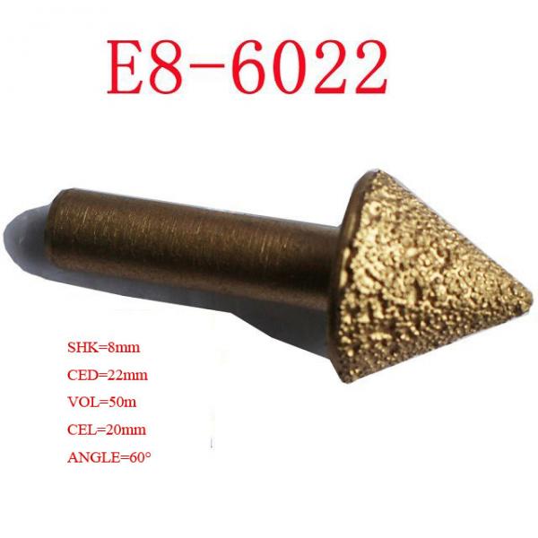 Buy End Milling CNC Engraving Tool Bits , Vacuum Brazed Diamond Tools 3D 120 Degree at wholesale prices