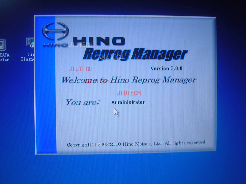 Quality Hino Reprog Manager V3.0 / Hino Diagnostic Software for Hino Ecu Engine Progamming for sale