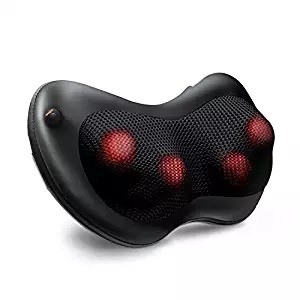 Comfortable Neck Pillow With Heat And Massage , Electric Neck Massager Pillow