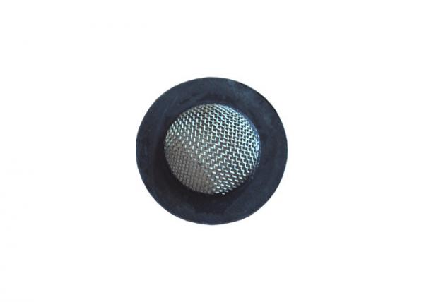 Buy Black Color Rubber Washers NBR / EPDM With Stainless Steel Mesh Filter at wholesale prices