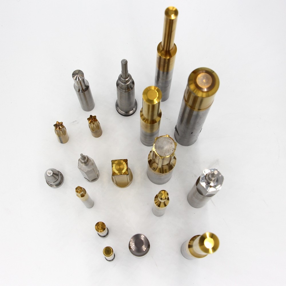 Screw Head Punch Tool Of Punch Pin Various Shapes And Coating HSS Punches