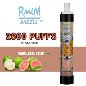 Quality Rechargeable RANDM Dazzle Vape Randm Dazzle Pro Rick And Morty 2600 Puff for sale