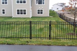 Quality Durable Steel Bar Wrought Iron Fence 6ft High Prefabricated Ornamental for sale