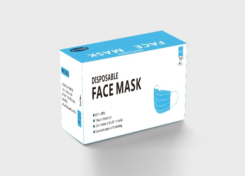 Quality 3 ply Disposable face mask with CE certificate medical and surgical cotton disposable mask non woven fiber face mask for sale