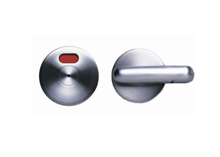 Quality 304 Stainless Steel Toilet Partition Lock Hardware Impact Resistance With Handle for sale