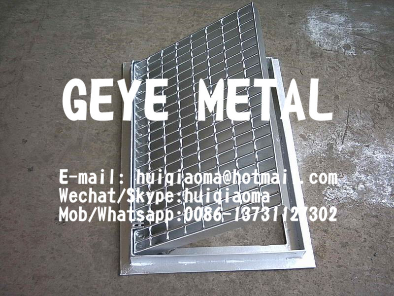 Quality Drainage Pit Cover, Trench Drain Bar Gratings, Metal Grid for Ditch Cover, Channel Grates for sale