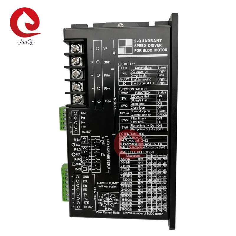 Buy cheap 24VDC 50A 1200W Brushless DC Driver For 3 Phase Hall Sensors Motor from wholesalers