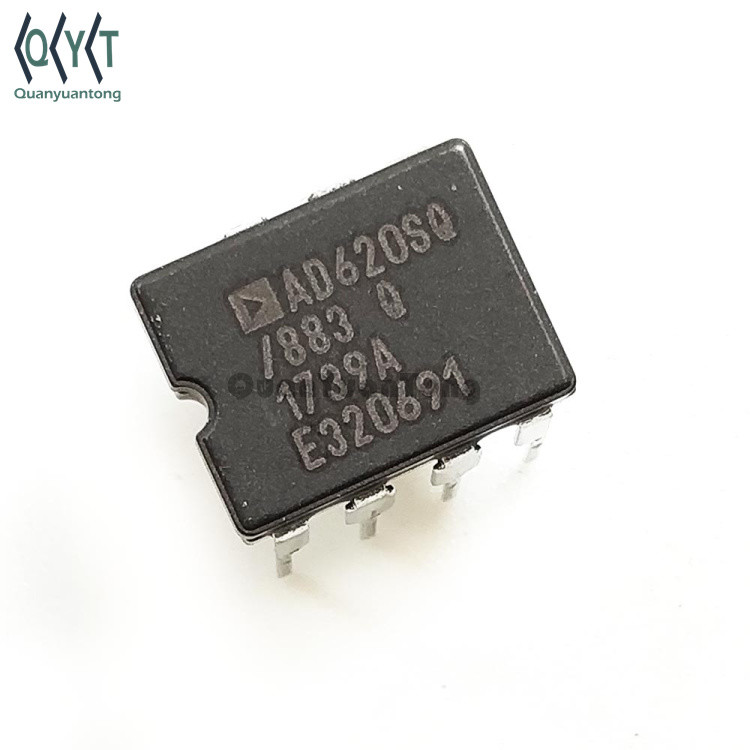 Electronic Components AD620SQ/883B-ND  chip IC AD620SQ/883B CDIP8 AD620SQ Instrumentation Amplifier 1 Circuit ic AD620