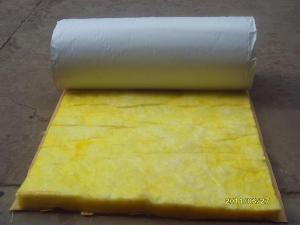 Quality Flexible Fiber Glass Wool Blanket Roof Insulation Materials Sound Absorption for sale