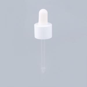 Quality 18/410 20/410 Cosmetic Glass Dropper Round For essential oil for sale