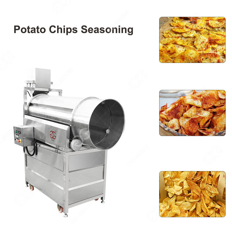 Quality Stainless Steel Potato Chips Seasoning Machine/Seasoning Mixer Machine for sale