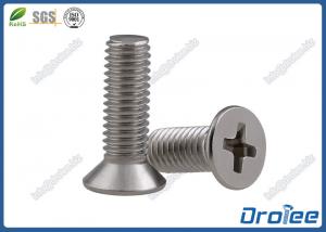 Quality 18-8 Stainless Steel #10-32 x3/4" Philips Flat Head Machine Screw, Fine Thread for sale