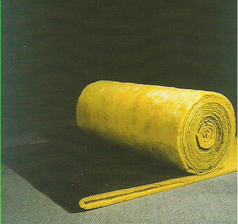 Quality Sound Absorption Glass Wool Blanket / Felt Roll Faced With Black Glass Tissue for sale