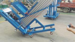 Quality 10m height single man lift aluminum alloy material for sale