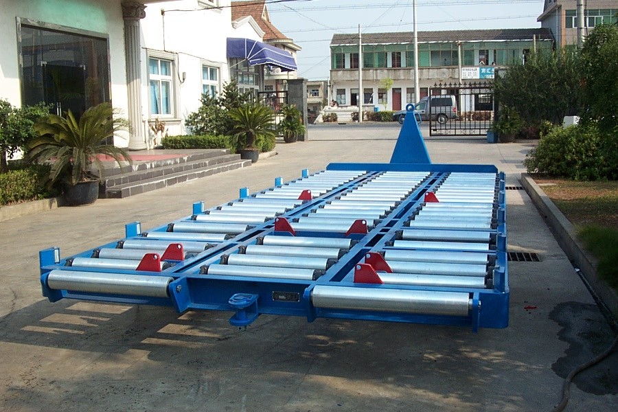 Standard Channel Steel Airport Pallet Dolly 6692 x 2726 mm CE Approved