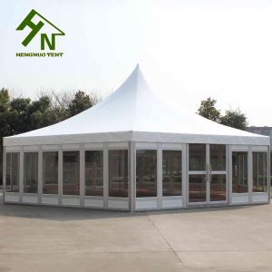Quality 10m Diameter Luxury Multi Sided Tent VIP Lounge Aluminum Structure for sale