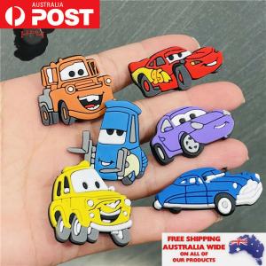 6 PVC Disney Cars Fridge Magnet Set Novelty Cartoon Kids Gift Collectables