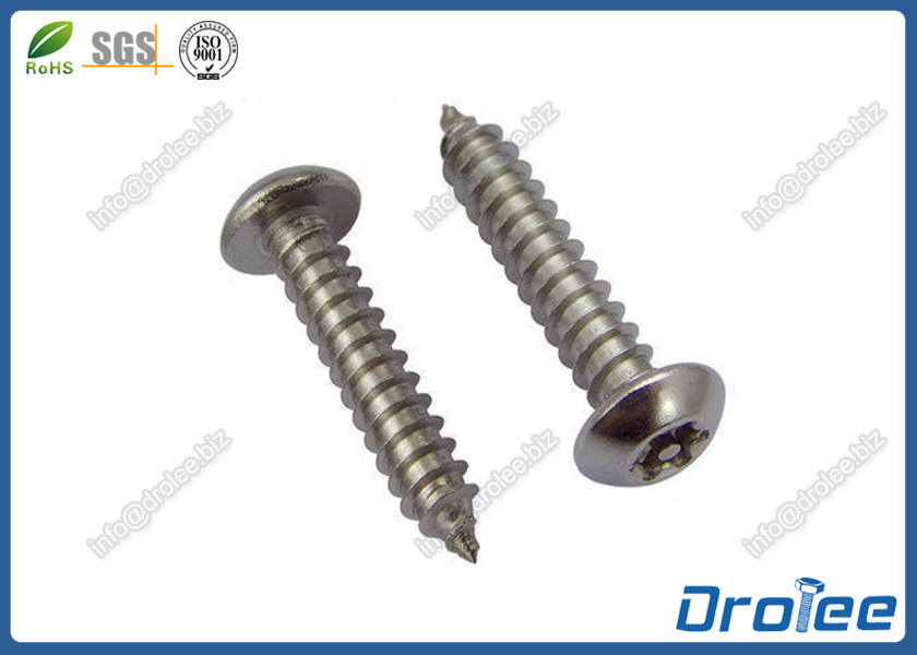 Quality 18-8 / A2 / 316 Stainless Pin Torx Button Head Tamper Proof Sheet Metal Screws for sale