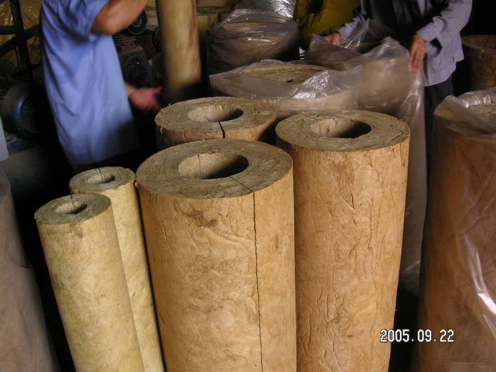 Quality Soundproofing Rockwool Pipe Insulation Material High Density for sale