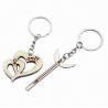 Buy cheap Metal/Couple Keychain with Fancy Heart Design, for Valentine's Day Promotion from wholesalers